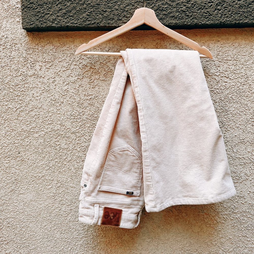 High Waist Flared Courderoys